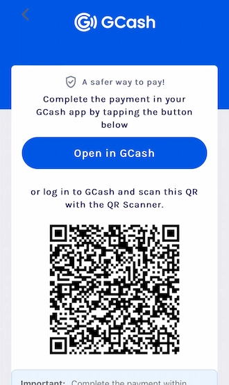 open your GCash wallet, then scan the code to top up.